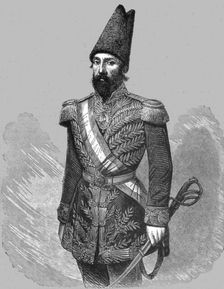A Persian in Official Costume; A Ramble in Persia 1875. Creator: Armin Vambery