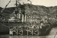 A Photograph Taken From The Nimrod...Lyttelton 1908, (1909)