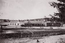 A Photographer's Store (Brady's?), 1861-65. Creator: Unknown