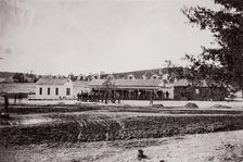 A Photographer's Store (Brady's?), 1861-65. Creator: Unknown