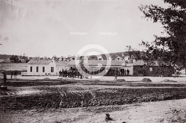A Photographer's Store (Brady's?), 1861-65. Creator: Unknown.