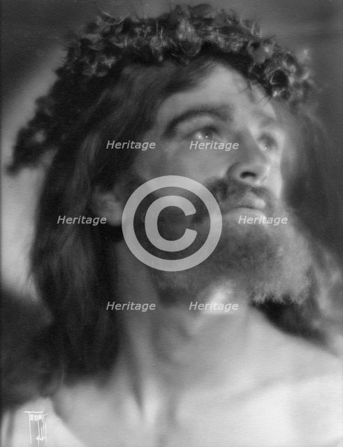 A photographic representation of Jesus, early 20th century.Artist: Tornquist