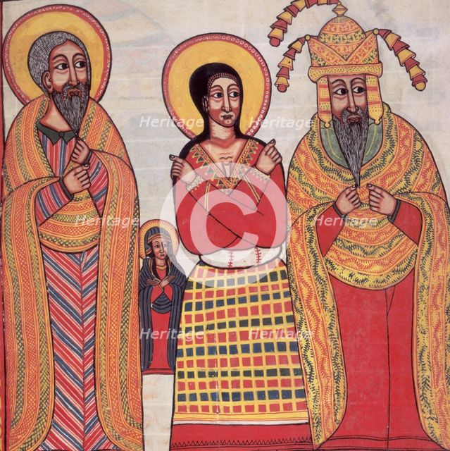 A Pharisee, the Virgin Mary and Joseph, c1708-c1711. Creator: Unknown.