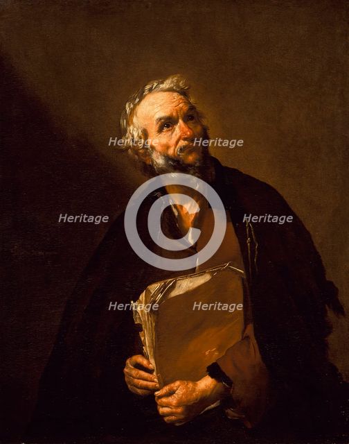 A Philosopher, 1637. Creator: Jusepe de Ribera.