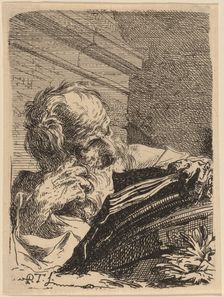 A Philosopher, 1720s. Creator: Paul Troger