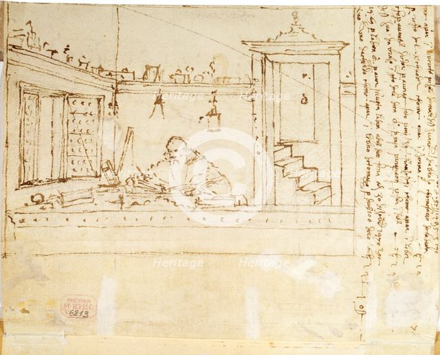 'A Philosopher with a Pen in his Hand', 1502-1505. Artist: Vittore Carpaccio