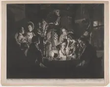 A Philosopher Shewing an Experiment on the Air Pump, 1769. Creator: Valentine Green
