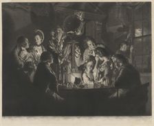 A Philosopher Shewing an Experiment on the Air Pump, 1769. Creator: Valentine Green