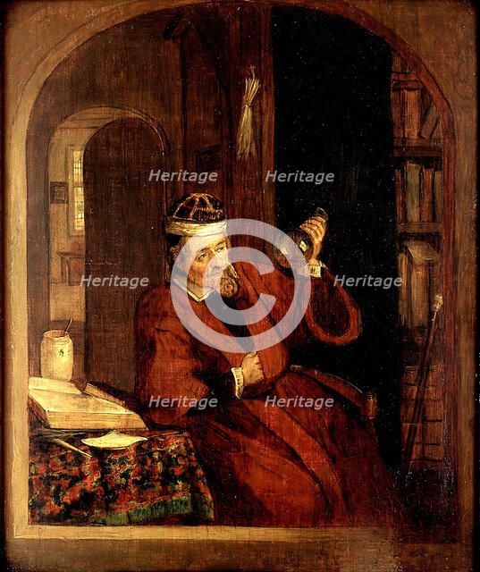 A physician examining urine, c1670s. Creator: Unknown.