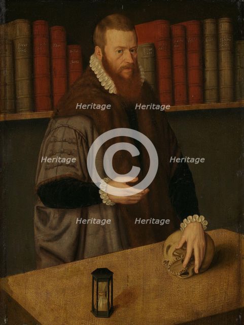 A Physician in his library, probably first half of 19th century. Creator: Unknown.