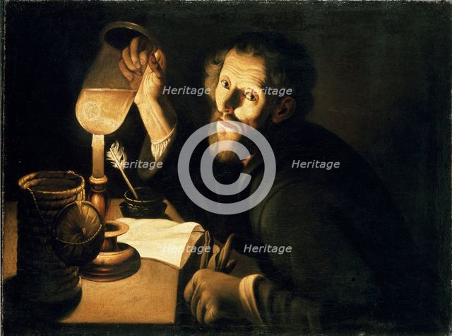 A Physician with a Urine Sample, c1630-1633. Artist: Trophime Bigot.