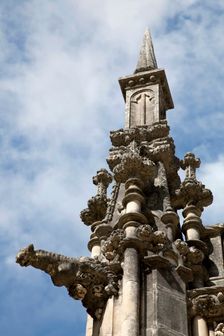 A pinnacle with gargoyles, Regaleira Palace, Sintra, Portugal., 2009. Creator: Samuel Magal