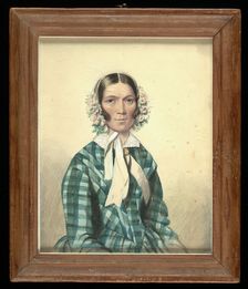 A Pioneer Woman, ca. 1840. Creator: Unknown