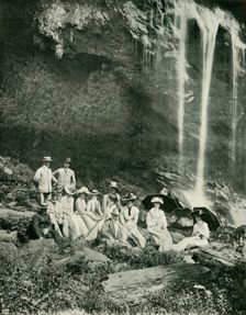 A Picnic Party at Maracas Falls, Trinidad, with Sir A. Moloney and Party 1902. Creator: Unknown