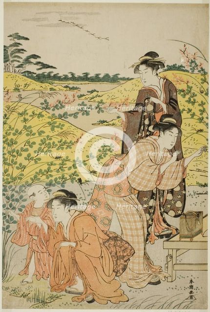 A Picnic Party, c. 1785/95. Creator: Katsukawa Shuncho.