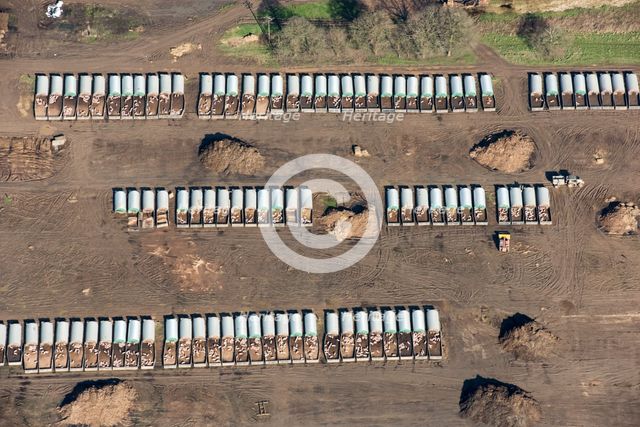 A piggery, West Sussex, 2018. Creator: Damian Grady.