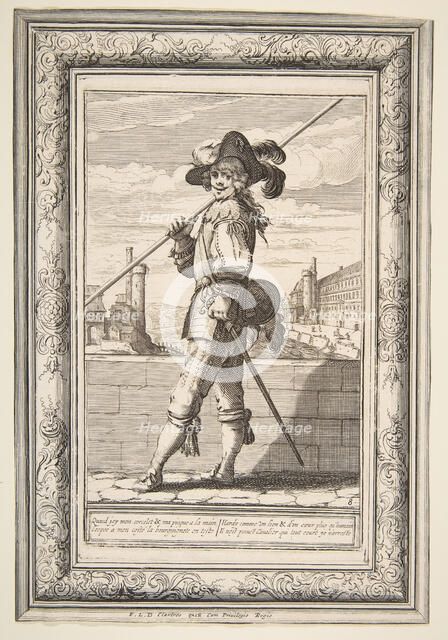 A Pikeman, 1632. Creator: Abraham Bosse.