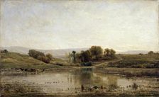 A Pond 1858. Artist: Charles François Daubigny