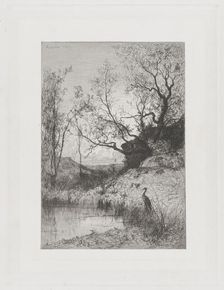 A Pond, 1867. Creator: Adolphe Appian