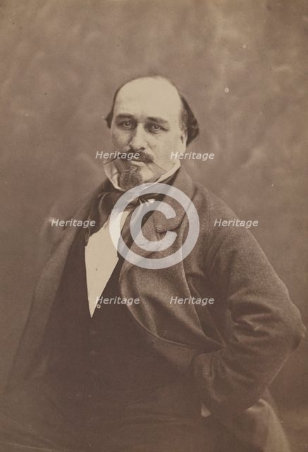 A. Ponroy, auteur dramatique, 1860-1861. Creator: Nadar.