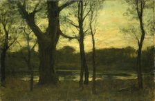 A Pool in the Forest, late 19th century. Creator: Benjamin Rutherford Fitz