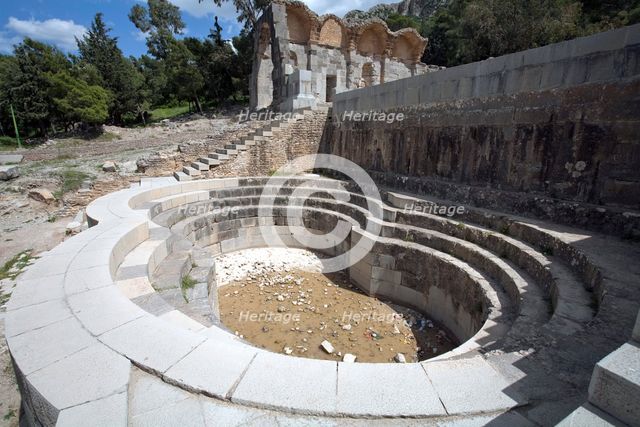 A pool in Zaghouan, Tunisia. Creator: Samuel Magal.