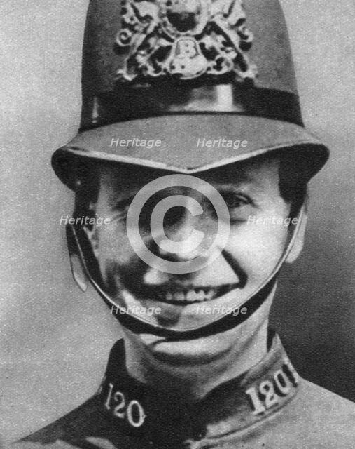 A policeman, London, 1926-1927. Artist: Unknown