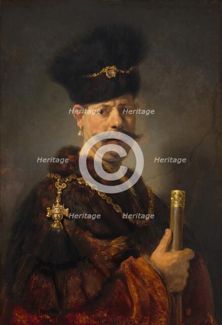 A Polish Nobleman, 1637. Creator: Rembrandt Harmensz van Rijn.
