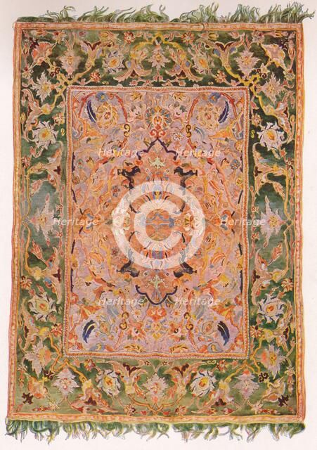'A Polonaise Rug from Persia', c1630, (1923). Artist: Unknown.