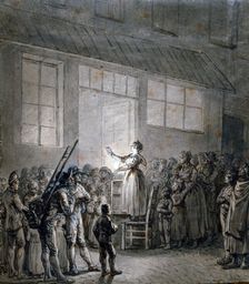A Popular Singer 19th century. Artist: Jean Pierre Norblin