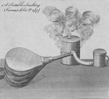 A Portable Smelting Furnace 1761. Creator: Unknown