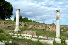 A portico in Edessa, Greece. Creator: Samuel Magal