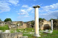 A portico in Edessa, Greece. Creator: Samuel Magal