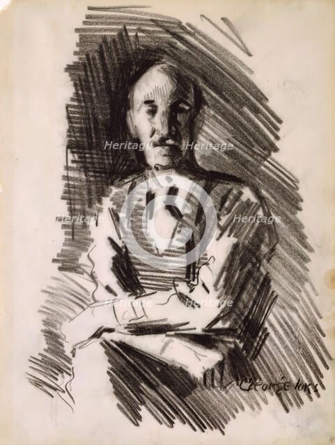 A Portrait, c. 1904. Creator: George Benjamin Luks.