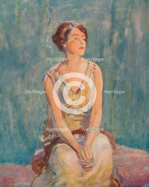 'A Portrait', c1922, (c1932). Artist: Ambrose McEvoy.