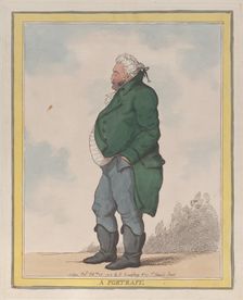 A Portrait (George, 3rd Earl of Pomfret), February 26, 1812., February 26, 1812. Creator: Thomas Rowlandson