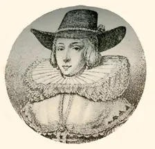 A portrait of a Dutch lady, in wide-brimmed hat and ruff mid 17th century, (1937) Creator: Unknown