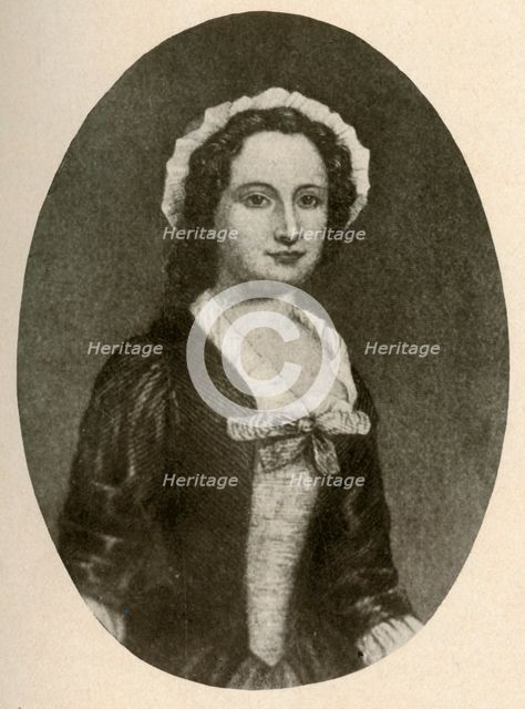 'A portrait of a young girl in Philadelphia', c1760, (1937). Creator: Unknown.