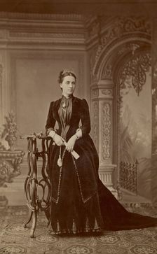 A portrait of Countess Sophia Sergeevna Ignatieva, wife of His Majesty's retinue..., 1880-89. Creator: I Milevskii