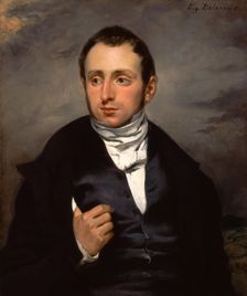 A Portrait of Dr. François-Marie Desmaisons, c.between 1832 and 1833. Creator: Eugene Delacroix
