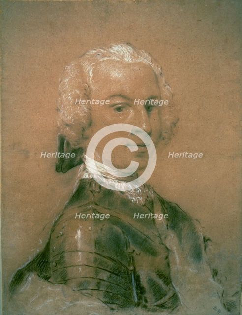 A Portrait of Ferdinand Ludwig, Count von Oeynhausen-Schulenburg, c. 1730. Creator: Giovanni Battista Piazzetta.