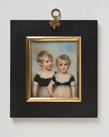 A portrait of Lewis (b. 1796) and Alexander (b. 1797) Beauvais, 1801. Creator: William Wood