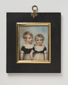 A portrait of Lewis (b. 1796) and Alexander (b. 1797) Beauvais, 1801. Creator: William Wood