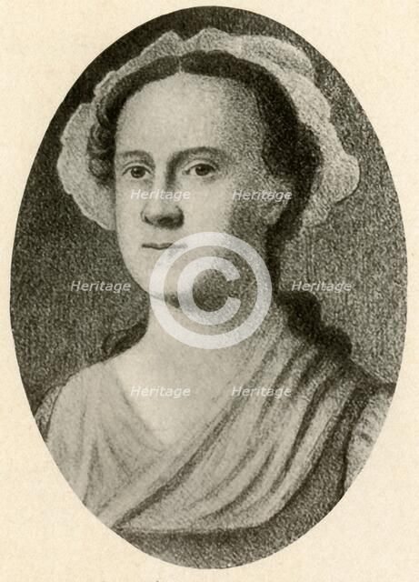 'A portrait of Miss Hill of Philadelphia', c1756, (1937). Creator: Unknown.