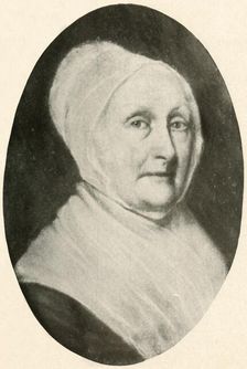 A portrait of Mrs. Pennington, showing the dress of a Quaker lady 1780, (1937). Creator: Unknown