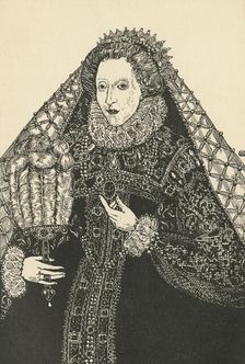 A Portrait of Queen Elizabeth (1931). Artist: Charles Henry Bourne Quennell