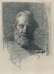 A Portrait Study 1919. Artist: Alfred Hartley