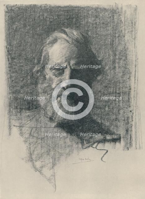 'A Portrait Study', 1919. Artist: Alfred Hartley.