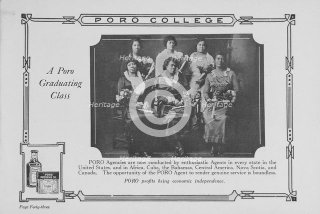 A Poro graduating class, 1922. Creator: Unknown.