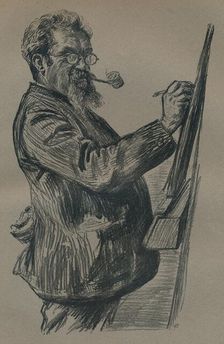 A posthumous portrait of Henry Stacy Marks c1899. Artist: Paul Charles Renouard